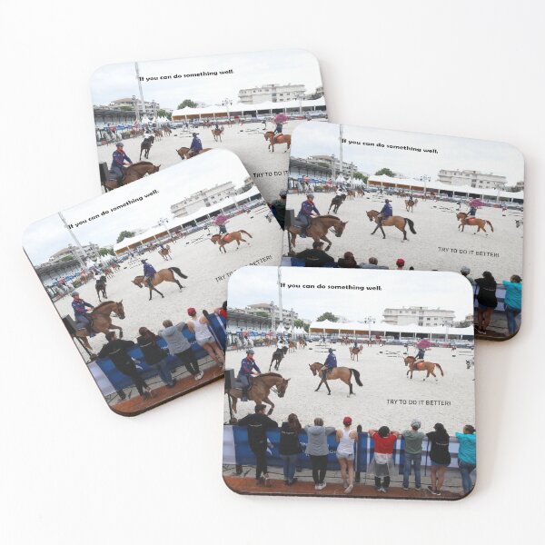 Item preview, Group of riders training: do it better designed and sold by The Artful Horse.