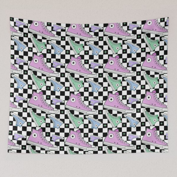 Item preview, Convers star sneaker checkerboard designed and sold by Stormcloud-Shop.