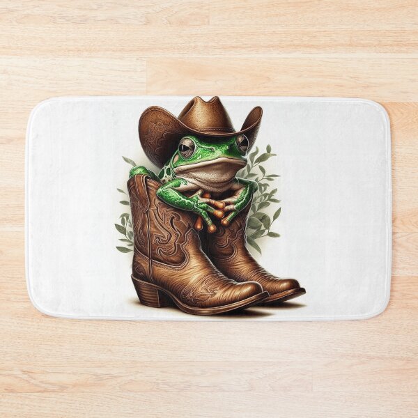Item preview, cowboy frog designed and sold by laurazael.