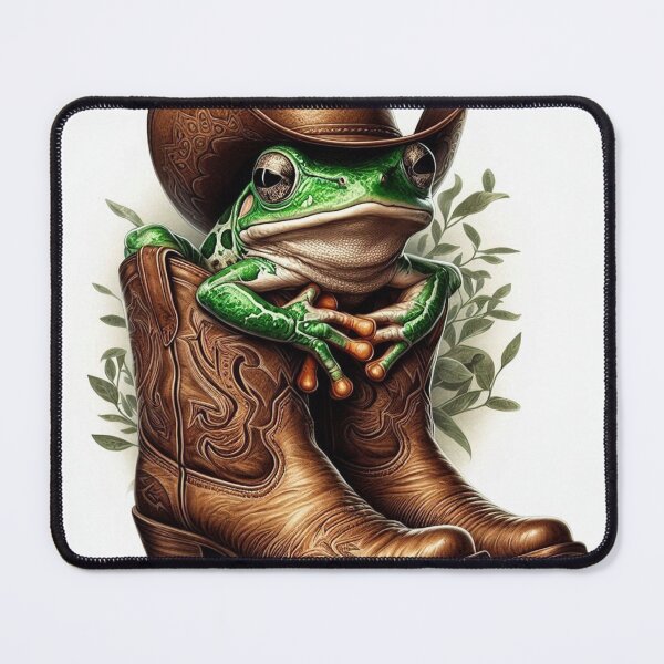 Item preview, cowboy frog designed and sold by laurazael.