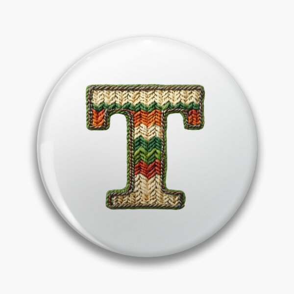 Item preview, T monogram waffle stitch designed and sold by Monascreativeempire.