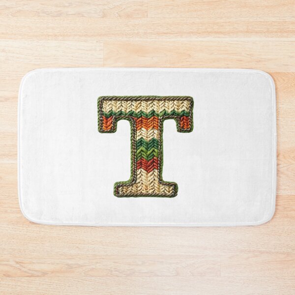 Item preview, T monogram waffle stitch designed and sold by Monascreativeempire.
