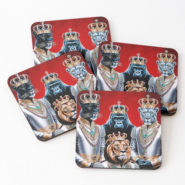 Item preview, Four Kings from the Animal Kingdom designed and sold by LioTou.