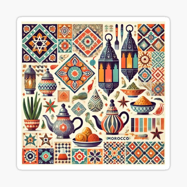 Item preview, morroco print designed and sold by laurazael.