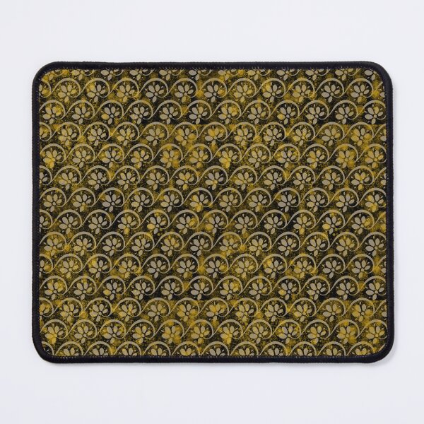 Artikelvorschau, Einfaches Blumenmuster Schwarz & Gold entworfen und verkauft von mag888lan.