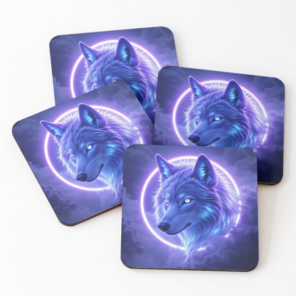 Item preview, Mystic Blue Wolf Glow designed and sold by RebelPaintBrush.