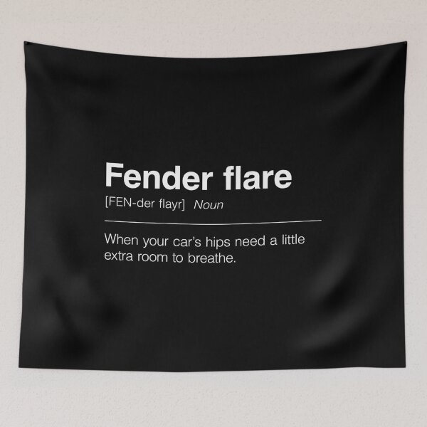 Item preview, Funny Definition of Fender Flare | When Your Car’s Hips Need a Little Extra Room to Breathe designed and sold by ApexFibers.