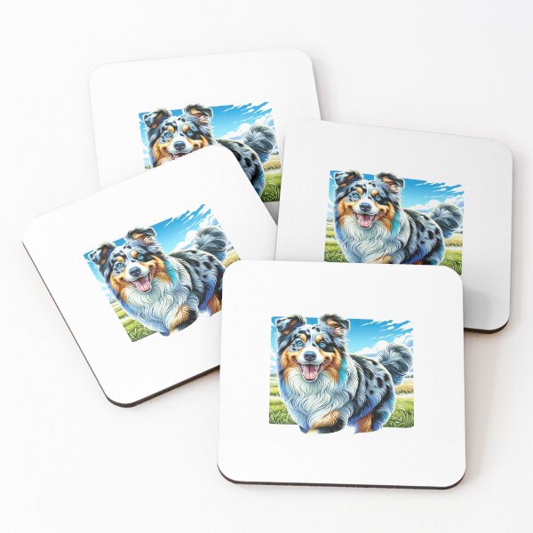 Item preview, Australian Shepherd designed and sold by FrankiesArt95.