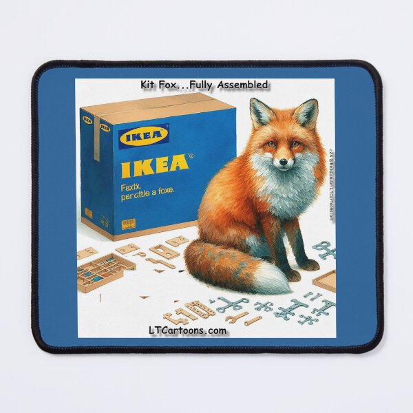 Item preview, Kit Fox - Some Assembly Required designed and sold by Rick London Gifts.
