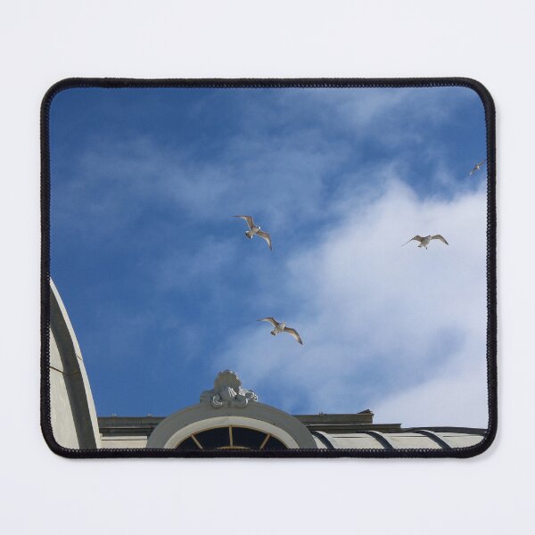 Item preview, Seagulls flying above designed and sold by pinkal.