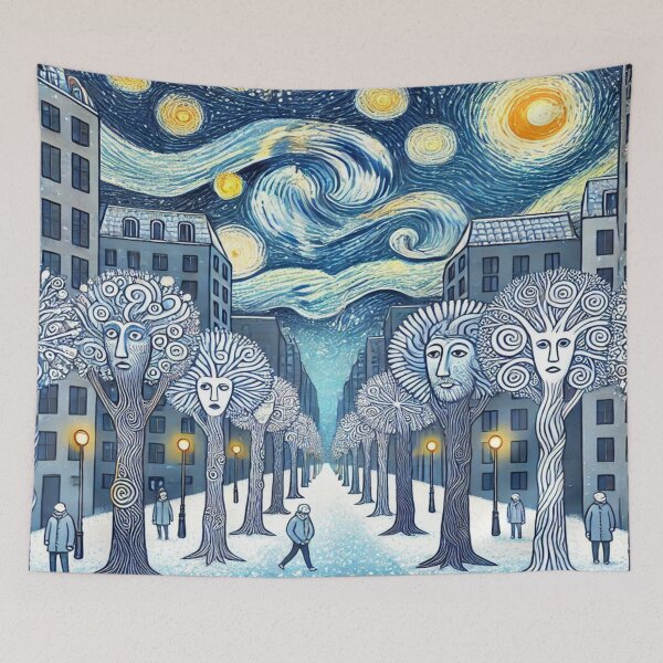 Item preview, The Frozen Boulevard – Perfect Gift for Holidays designed and sold by Imaginarium of Chaos falcon88 .