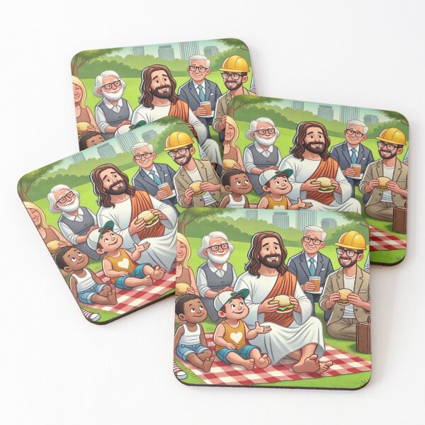 Item preview, Daily picnic with Jesus designed and sold by JesusClub.