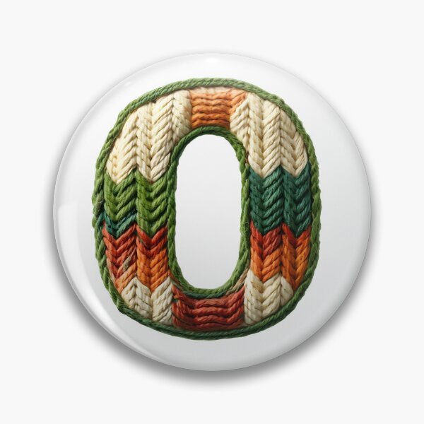 Item preview, O monogram waffle stitch designed and sold by Monascreativeempire.