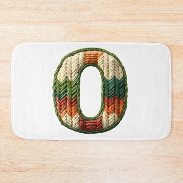 Item preview, O monogram waffle stitch designed and sold by Monascreativeempire.