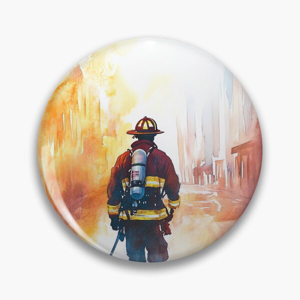 Item preview, Detailed Firefighter Portrait in Action Scenes designed and sold by Piotrek0001.