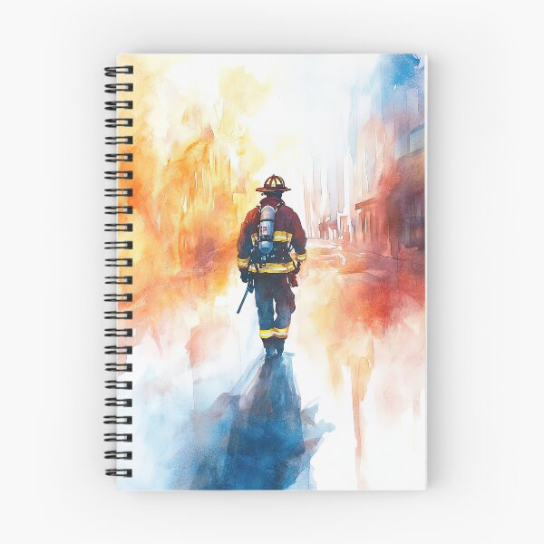 Item preview, Detailed Firefighter Portrait in Action Scenes designed and sold by Piotrek0001.