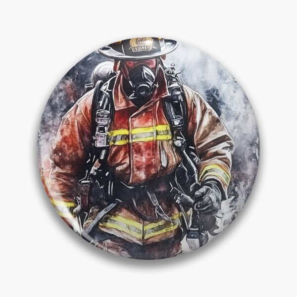 Item preview, Watercolor Tribute to Heroic Firefighters designed and sold by Piotrek0001.