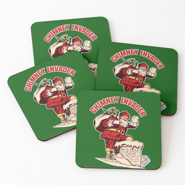 Item preview, Chimney Invader - Funny Christmas Santa Parody  designed and sold by MOHITSK.
