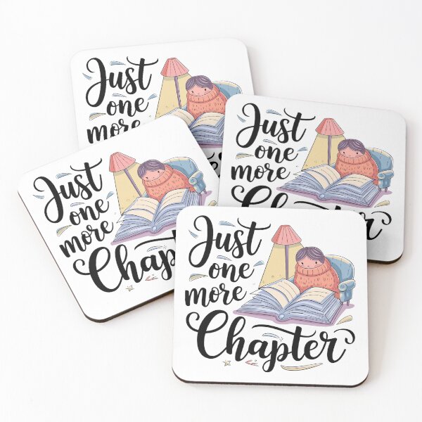 Item preview, Just One More Chapter: Cozy Book Lover’s Artwork, Late-Night Reader Art for Book Enthusiasts designed and sold by ArtfullyJua.