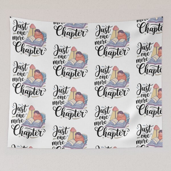 Item preview, Just One More Chapter: Cozy Book Lover’s Artwork, Late-Night Reader Art for Book Enthusiasts designed and sold by ArtfullyJua.
