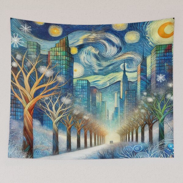 Item preview, Frozen City Forest – Perfect Gift for Holidays designed and sold by Imaginarium of Chaos falcon88 .