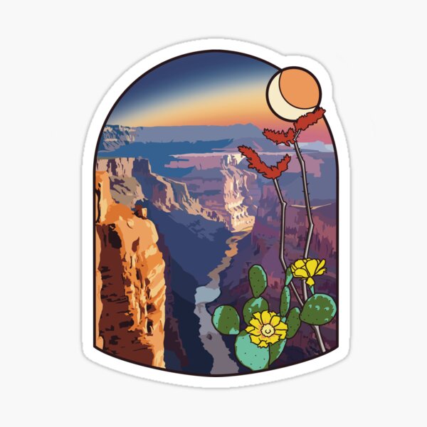 Item preview, Grand Canyon Sunset Window designed and sold by Northwest Montana Field Journal.