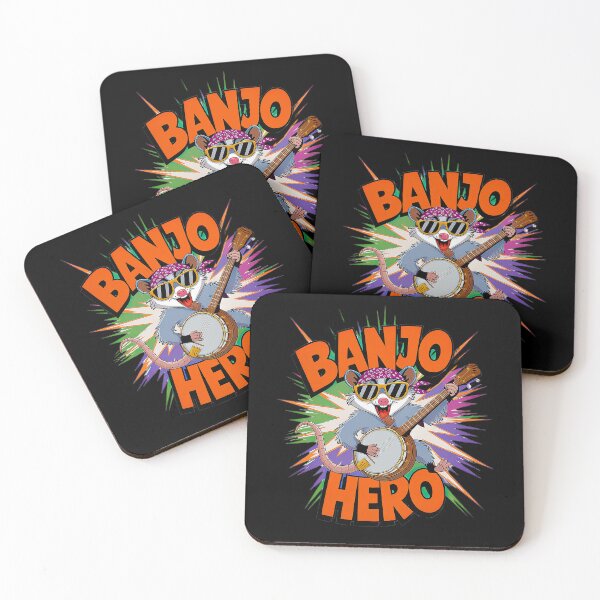 Item preview, Funny Opossum Playing Banjo Hero Possum Rockstar designed and sold by Amanda's Factory.