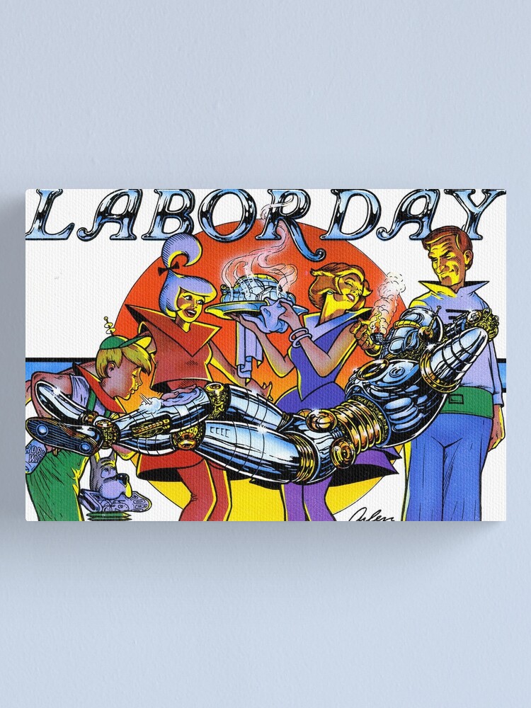 Thumbnail 1 of 3, Canvas Print, LABOR DAY designed and sold by arlenschumer.