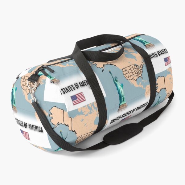 Item preview, Modern USA Map Art | Flags, Skylines, and Wall Decor designed and sold by Psycho-Crazy.