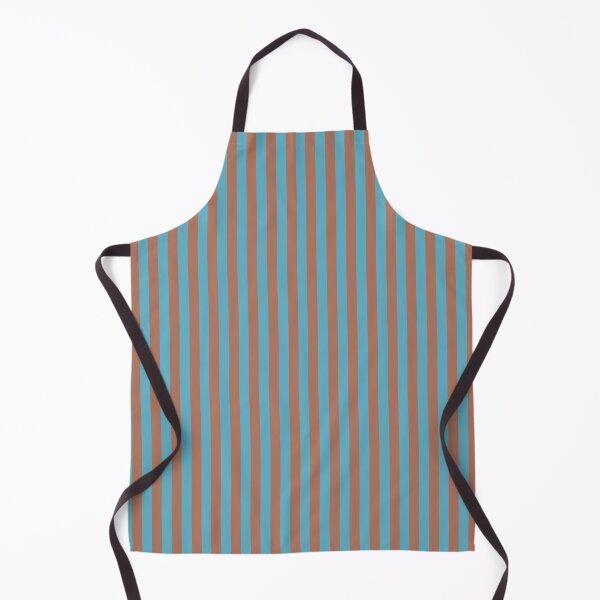 Item preview, Blue Vertical Stripe Pattern in Mocha Mousse designed and sold by Artistestella.