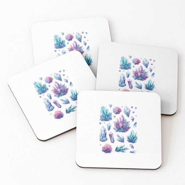 Item preview,  Mystical Crystal & Geode Stickers | Rainbow Gemstone Collection for Crystal Enthusiasts designed and sold by FlowerMyLove.
