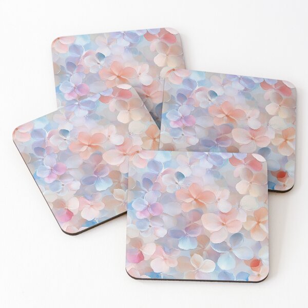 Item preview, Pastel floral painted pattern designed and sold by DaisyMarroquin.