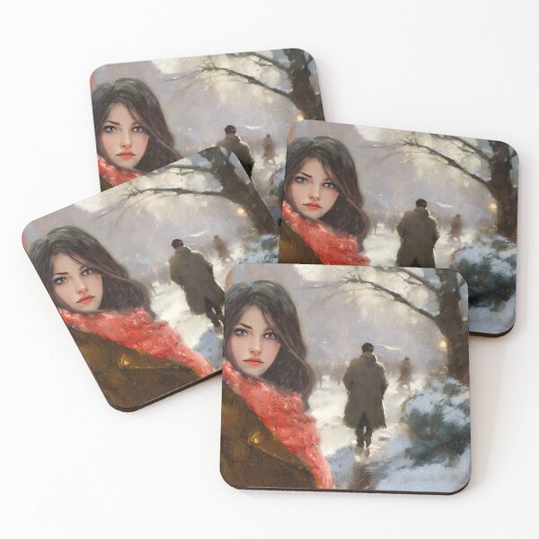 Item preview, Portrait of a girl in winter designed and sold by Yaroslav Chyzhevskyi.