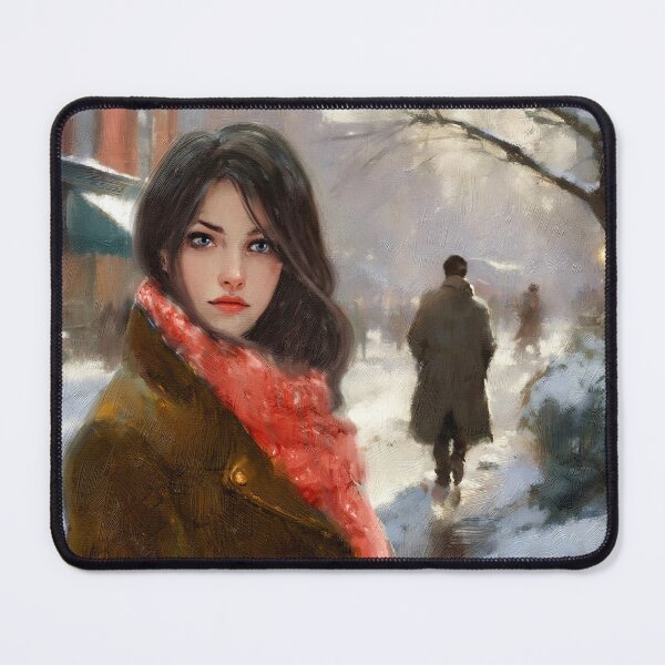 Item preview, Portrait of a girl in winter designed and sold by Yaroslav Chyzhevskyi.
