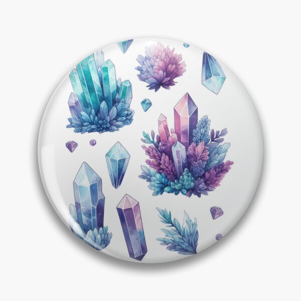 Item preview,  Mystical Crystal & Geode Stickers | Rainbow Gemstone Collection for Crystal Enthusiasts designed and sold by FlowerMyLove.