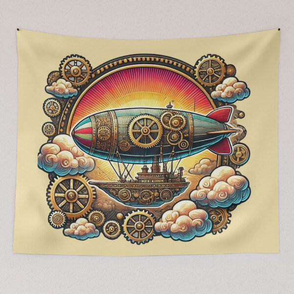 Item preview, Steampunk Airship designed and sold by Myra365Art.