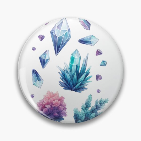 Item preview, Mystical Crystal & Geode Stickers | Rainbow Gemstone Collection for Crystal Enthusiasts designed and sold by FlowerMyLove.