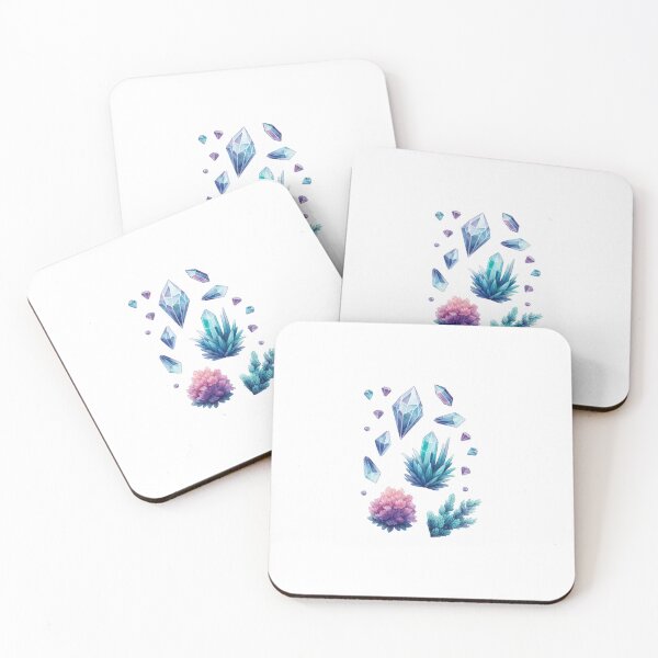 Item preview, Mystical Crystal & Geode Stickers | Rainbow Gemstone Collection for Crystal Enthusiasts designed and sold by FlowerMyLove.
