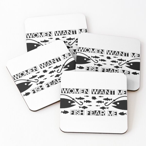 Item preview, Women Want Me Fish Fear Me – Minimalist Meme Art designed and sold by NudnaGrafika.