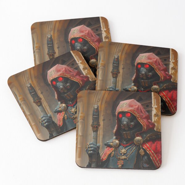 Item preview, Mystic Guardian: A Futuristic Red Cloaked Inquisitor designed and sold by willmmcintosh.