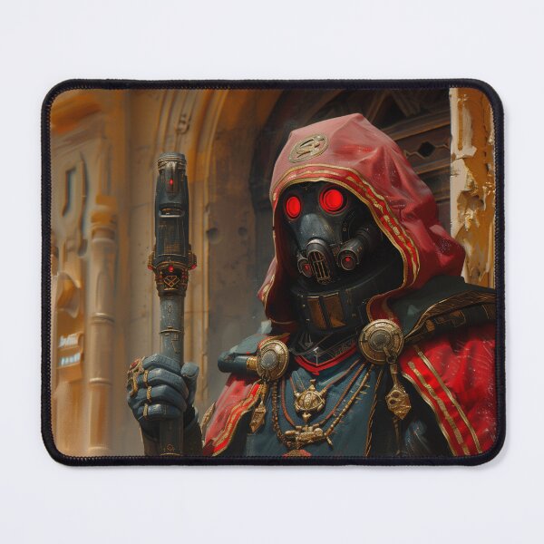 Item preview, Mystic Guardian: A Futuristic Red Cloaked Inquisitor designed and sold by willmmcintosh.