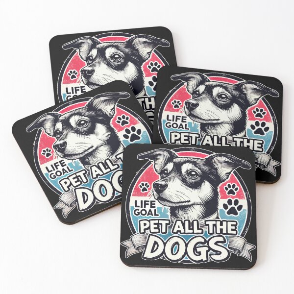 Item preview, Life Goal Pet All the Dogs Funny designed and sold by TomFrontierArt.