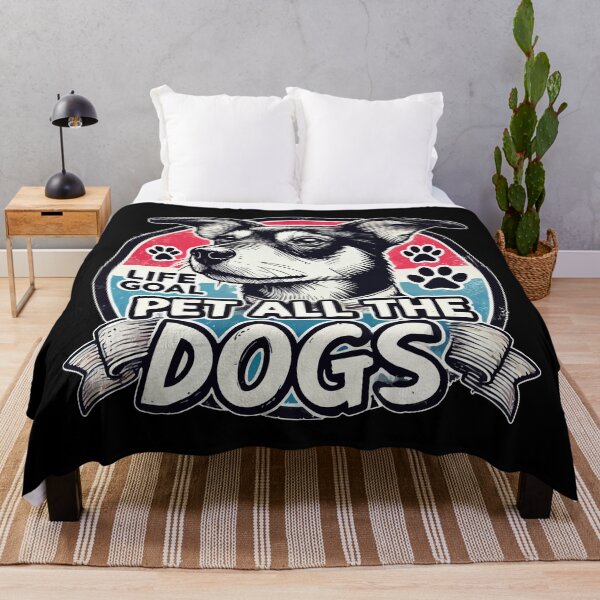Item preview, Life Goal Pet All the Dogs Funny designed and sold by TomFrontierArt.