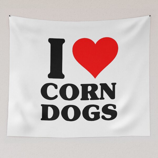 Item preview, I Love Corn Dogs designed and sold by blueversion.