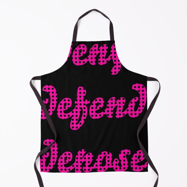Item preview, Inscription: "deny defend depose" magenta with black dots. designed and sold by My-fake-places.