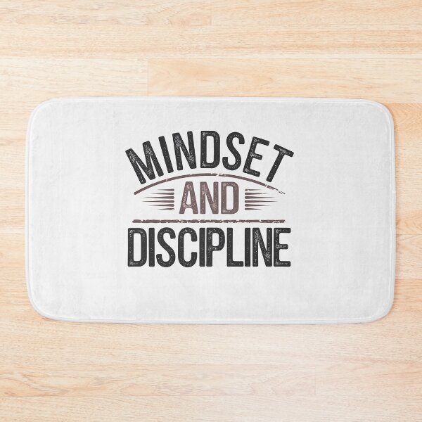 Item preview, Mindset and Discipline, Motivational Saying  designed and sold by Logiamerch.