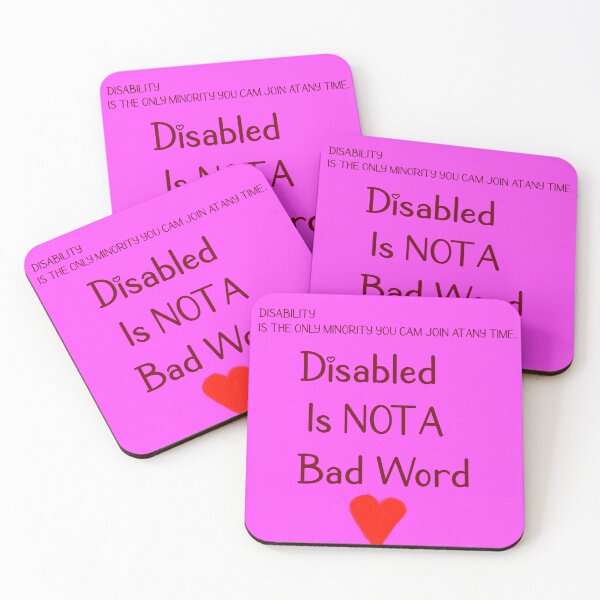 Item preview, Disabled is NOT a Bad Word designed and sold by tisha2424.