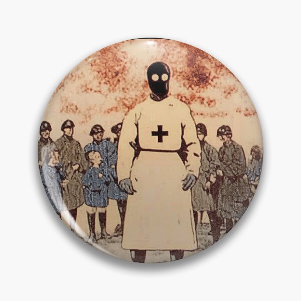 Item preview, Masked Rescuer In A Dystopian Gathering designed and sold by landletsy.