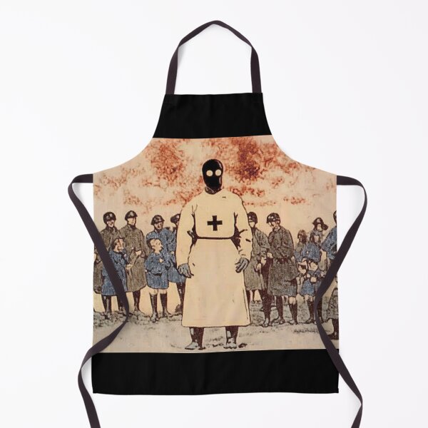 Item preview, Masked Rescuer In A Dystopian Gathering designed and sold by landletsy.