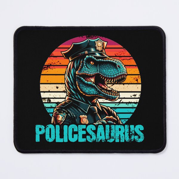 Item preview, Police Dinosaur Policesaurus Funny Cop Dad Grandad designed and sold by Maljonic.
